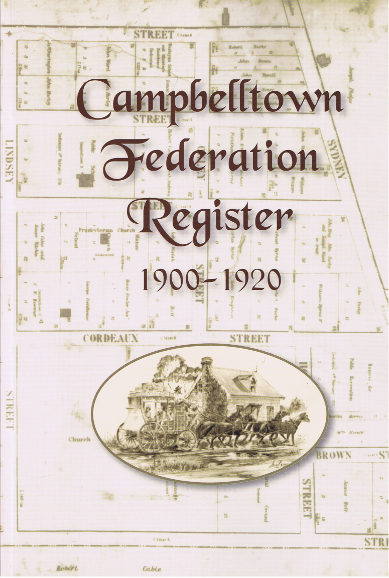 Campbelltown Federation Register 1900 - 1920